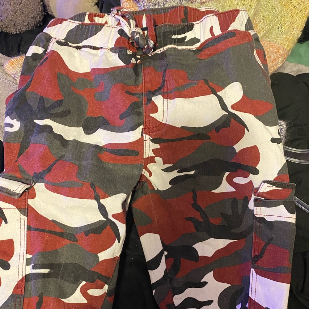 Camo jogger pants